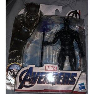 Marvel Avengers End Game 6" Action Figure New Black Panther package is damaged.